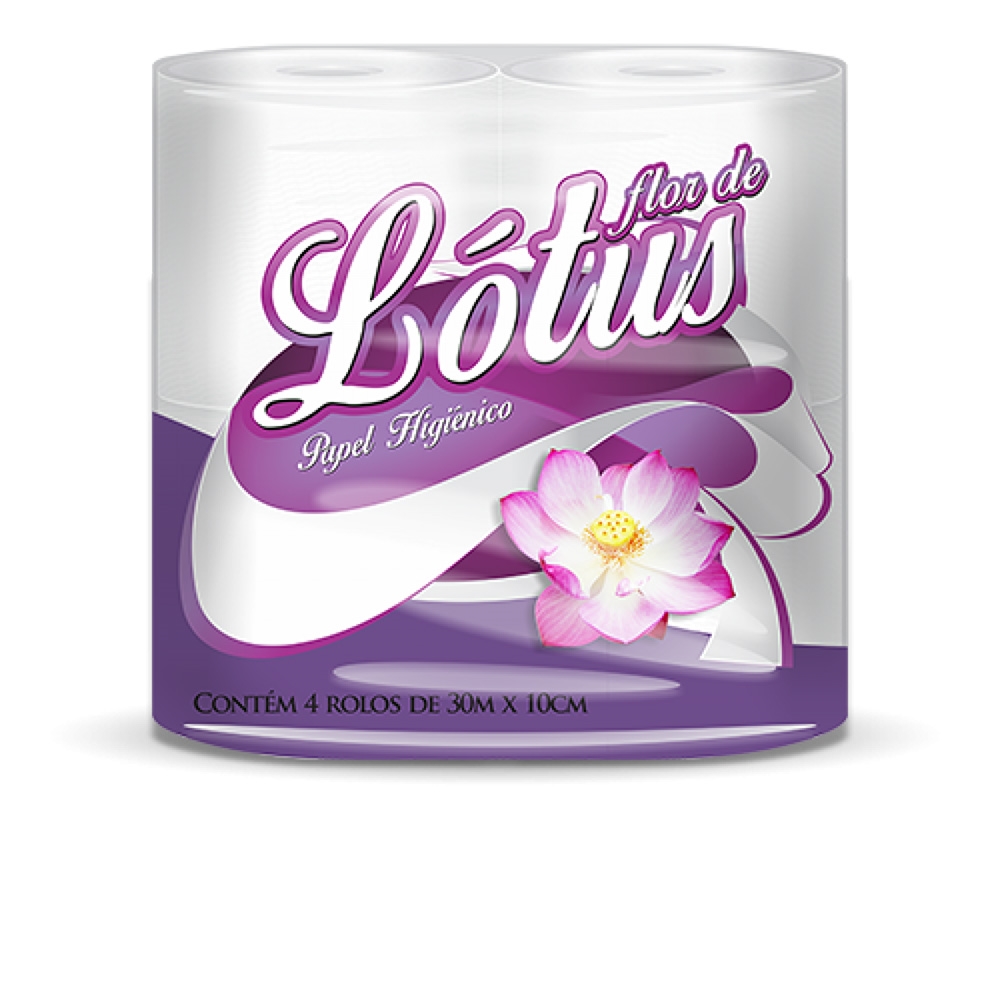 PAP HIG FLOR DE LOTUS TRADICIONAL 30m x 10cm  PAP HIG FLOR DE LOTUS TRADICIONAL 30m x 10cm