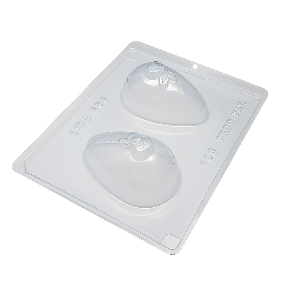 FORMA DE SILICONE ESPECIAL OVO COELHO 100GR - BWB                                                                                                                                                          FORMA DE SILICONE ESPECIAL OVO COELHO 100GR - BWB