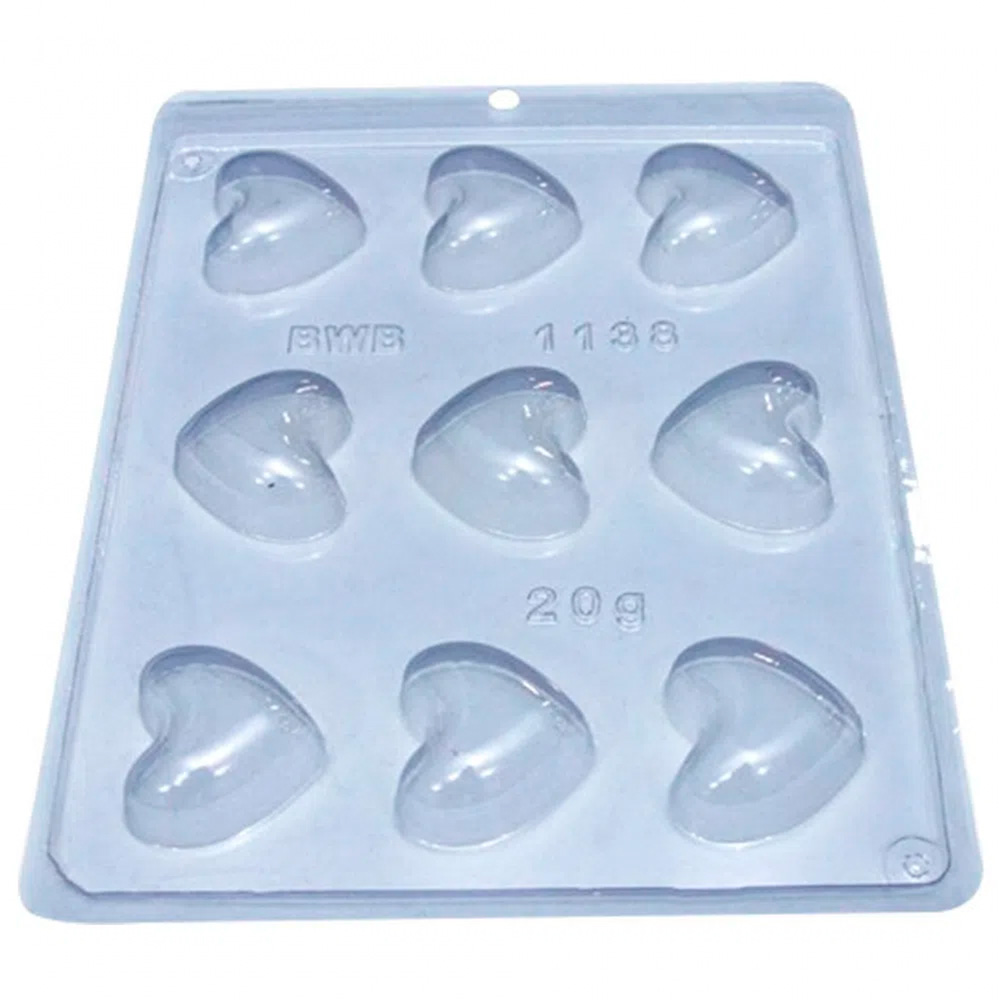 FORMA  ACETATO P/ BOMBOM CORAÇÃOZINHO - BWB FORMA  ACETATO P/ BOMBOM CORAÇÃOZINHO - BWB