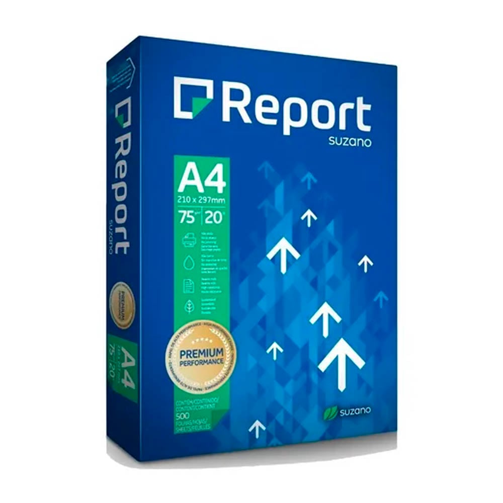 RESMA PAPEL OFICIO REPORT A4 SUZANO 75G 500FLS RESMA PAPEL OFICIO REPORT A4 SUZANO 75G 500FLS