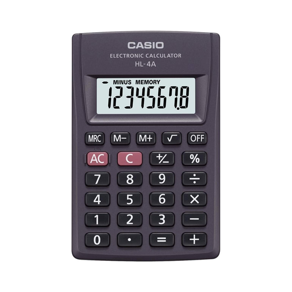 CALCULADORA PORTATIL HL-4A CASIO      CALCULADORA PORTATIL HL-4A CASIO