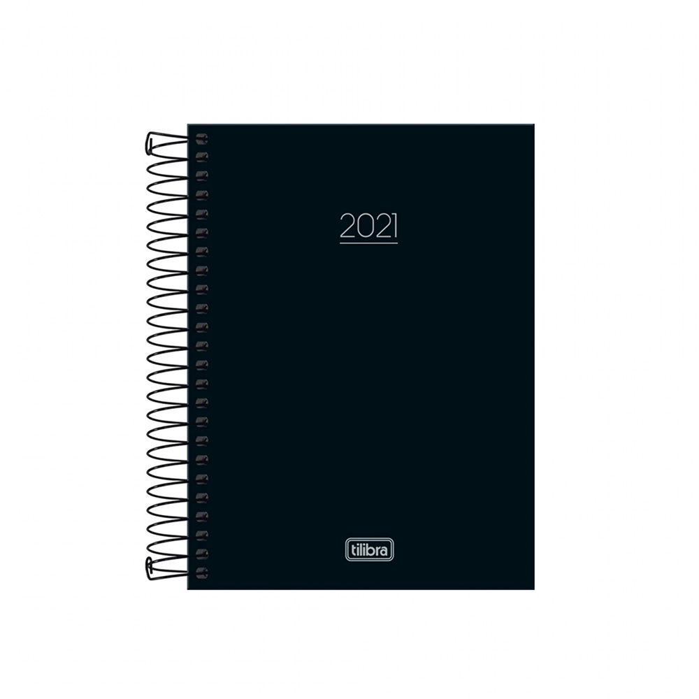 AGENDA ESPIRAL ANUAL PEPPER PRETO M4 COM 160 FOLHAS - TILIBRA AGENDA ESPIRAL ANUAL PEPPER PRETO M4 COM 160 FOLHAS - TILIBRA