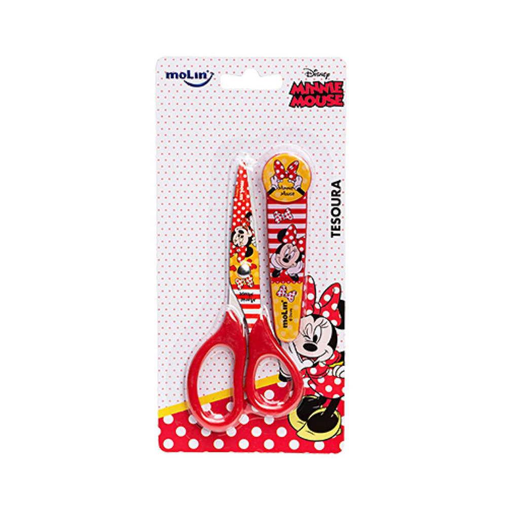 TESOURA ESCOLAR MINNIE KITTY BT/ 1 MOLIN 22374                   TESOURA ESCOLAR MINNIE KITTY BT/ 1 MOLIN 22374