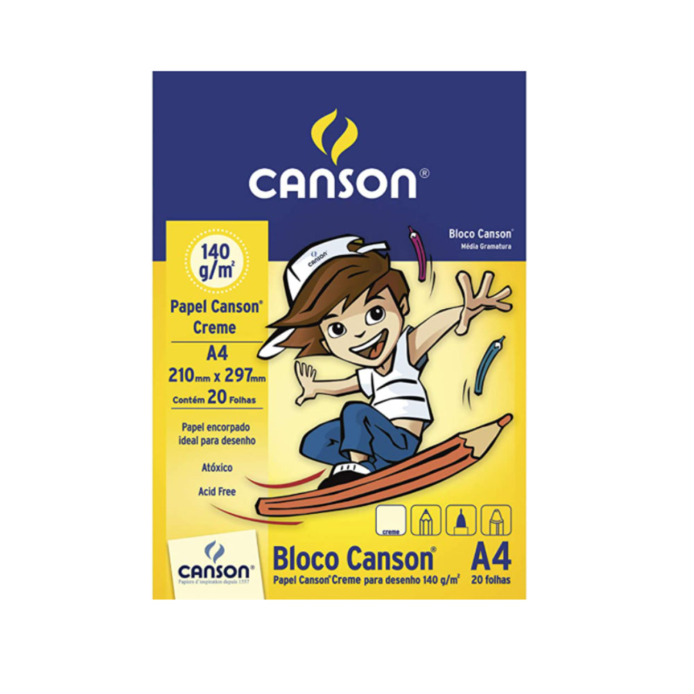 BLOCO ESCOLAR A4 CREME - CANSON                                BLOCO ESCOLAR A4 CREME - CANSON