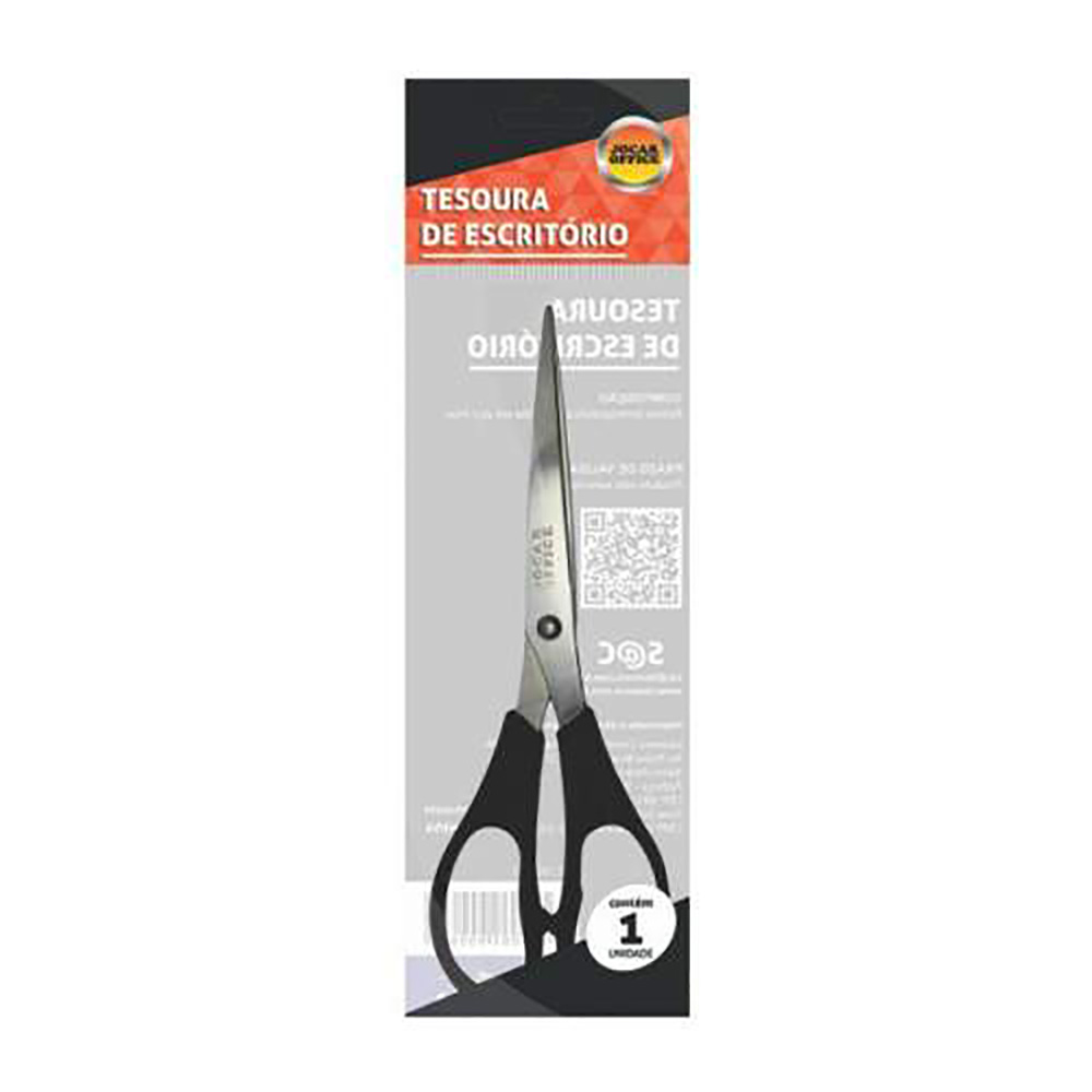 TESOURA DE ESCRITÓRIO MULTIUSO 19,5CM - JOCAR OFFICE  TESOURA DE ESCRITÓRIO MULTIUSO 19,5CM - JOCAR OFFICE