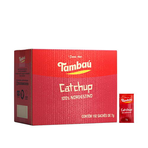 CAIXA CATCHUP 7G TAMBAU 144 SACHES CAIXA CATCHUP 7G TAMBAU 144 SACHES