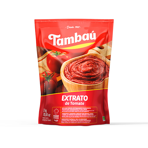 EXTRATO DE TOMATE TAMBAÚ DE 2KG EXTRATO DE TOMATE TAMBAÚ DE 2KG