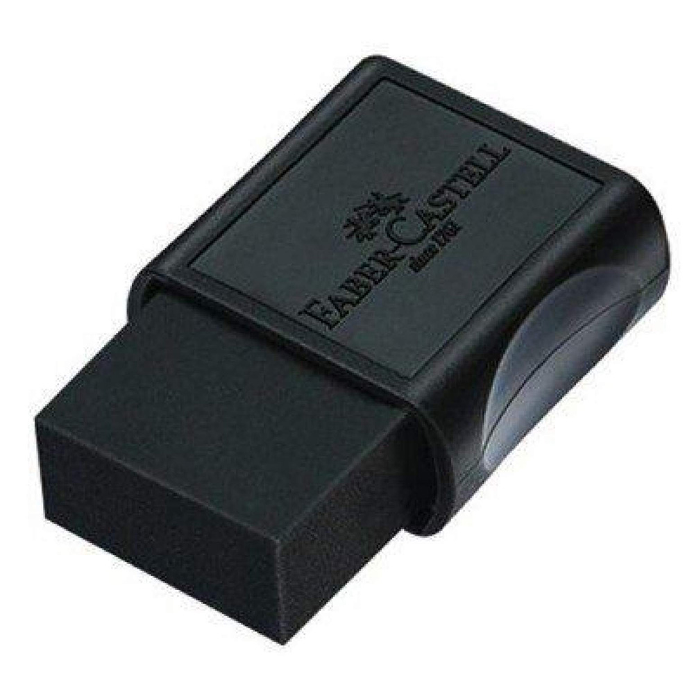 BORRACHA MAX PEQ BLACK FABER CASTELL NOVO                    BORRACHA MAX PEQ BLACK FABER CASTELL NOVO