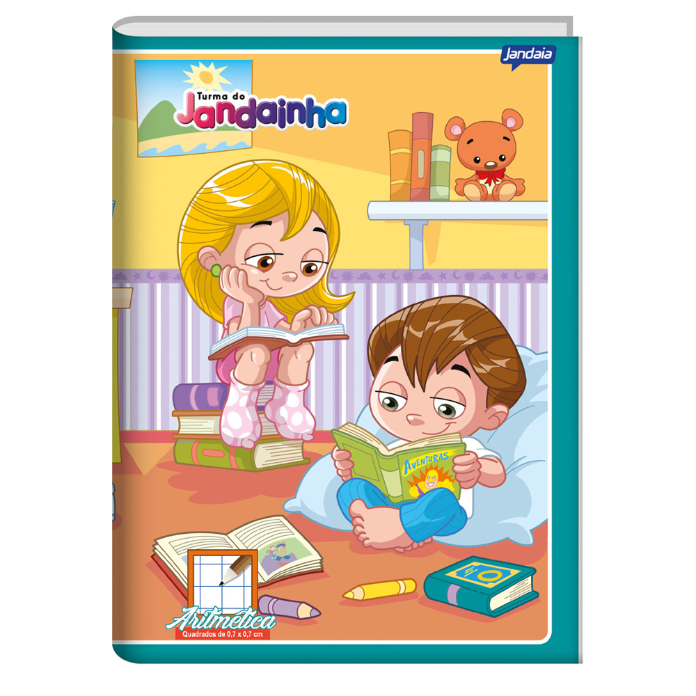 CADERNO BROCHURÃO ARITMETICA PLUS CAPA DURA 40 FOLHAS - JANDAINHA CADERNO BROCHURÃO ARITMETICA PLUS CAPA DURA 40 FOLHAS - JANDAINHA