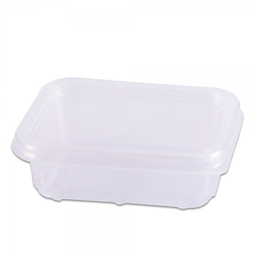 POTE RETANGULAR COM TAMPA 150ML COM 20 UN - PRAFESTA  POTE RETANGULAR COM TAMPA 150ML COM 20 UN - PRAFESTA
