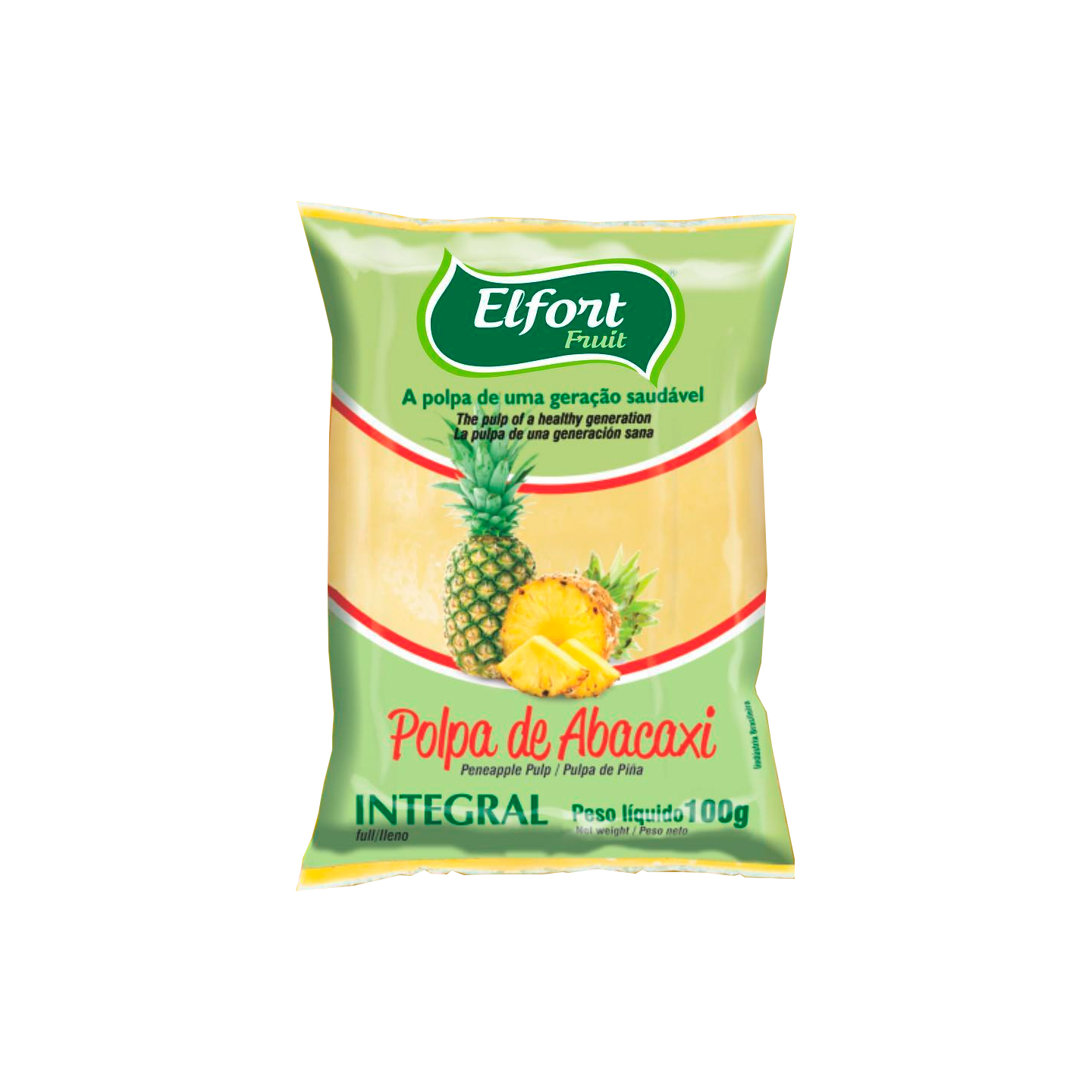 POLPA FRUTA ABACAXI NORTH 100GR                                                                                                                                                                         