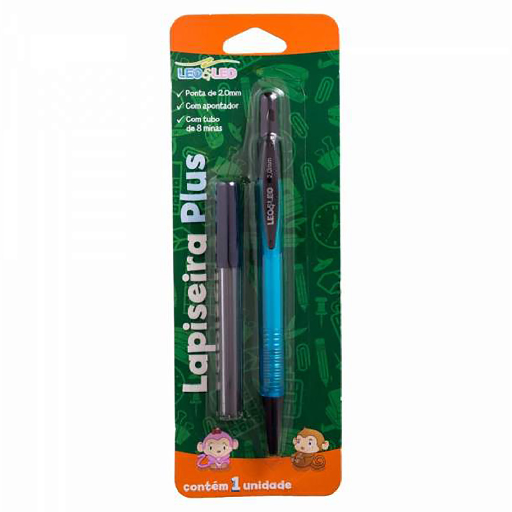 LAPISEIRA PLUS 2,0MM + MINA BLISTER -LEO&LEO                    LAPISEIRA PLUS 2,0MM + MINA BLISTER -LEO&LEO
