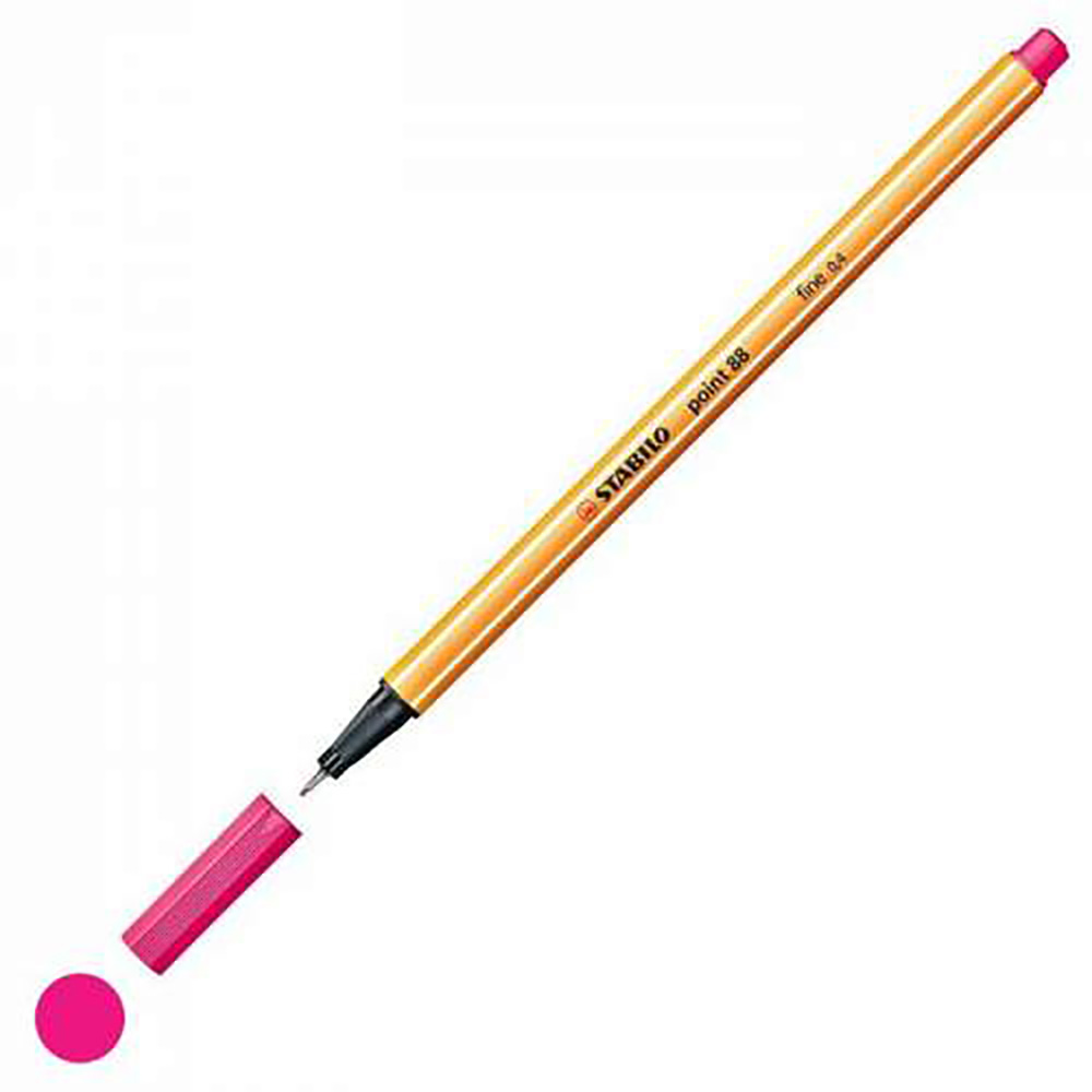 CANETA POINT 88 ROSA STABILO BLISTER                         CANETA POINT 88 ROSA STABILO BLISTER