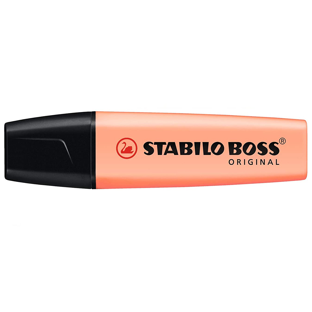 MARCA TEXTO STABILO BOSS PÊSSEGO PASTEL BLISTER                     MARCA TEXTO STABILO BOSS PÊSSEGO PASTEL BLISTER