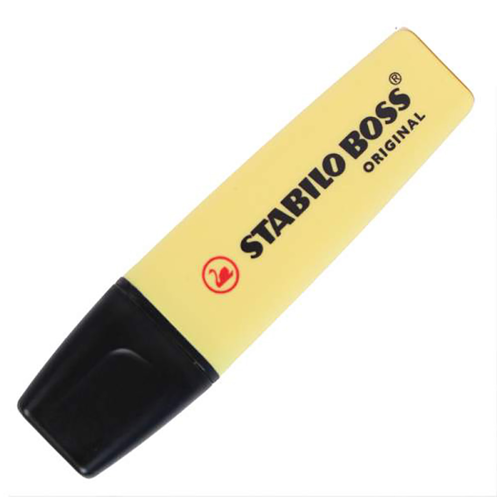 MARCA TEXTO STABILO BOSS AMARELO PASTEL BL                        MARCA TEXTO STABILO BOSS AMARELO PASTEL BL