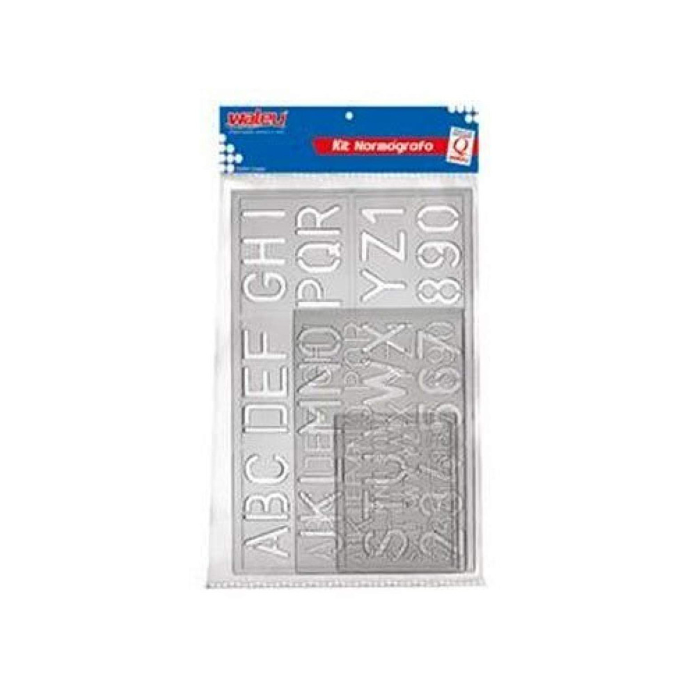 KIT REGUA NORMOGRAFO C/3 CRISTAL - WALEU                                                                                                                                                                  <br> KIT REGUA NORMOGRAFO C/3 CRISTAL - WALEU                                                                                                                                                                  <br>
