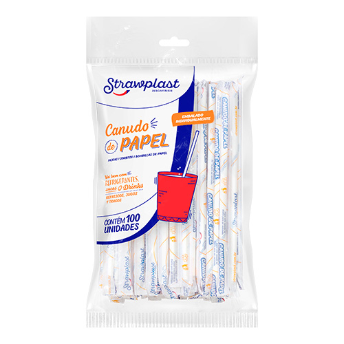 CANUDO PAPEL SACHE 6MM BRANCO PC100                          CANUDO PAPEL SACHE 6MM BRANCO PC100