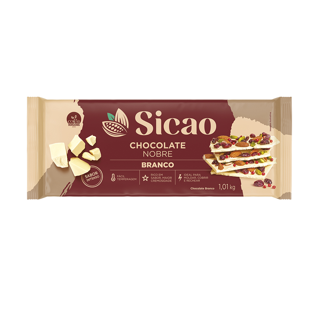 CHOCOLATE BRANCO SICAO GOLD 1,01KG CHOCOLATE BRANCO SICAO GOLD 1,01KG