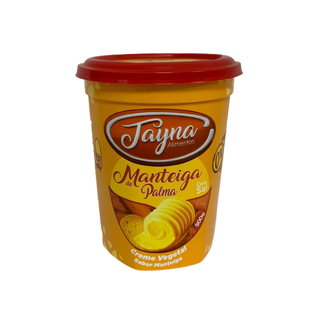 MANTEIGA DE PALMA COM SAL TAYNA 500G MANTEIGA DE PALMA COM SAL TAYNA 500G