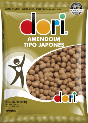 AMENDOIM JAPONES DORI 500G                                                                                                                                                                               AMENDOIM JAPONES DORI 500G