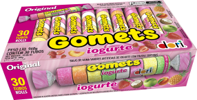 GOMA TUBO IOGURTE DORI GOMETS 32G 30UN                                                                                                                                                                     GOMA TUBO IOGURTE DORI GOMETS 32G 30UN