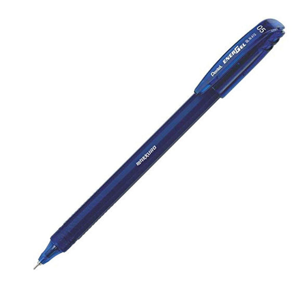 CANETA ENERGEL MAKKURO C/TPA 0,5MM AZUL BLISTER                CANETA ENERGEL MAKKURO C/TPA 0,5MM AZUL BLISTER