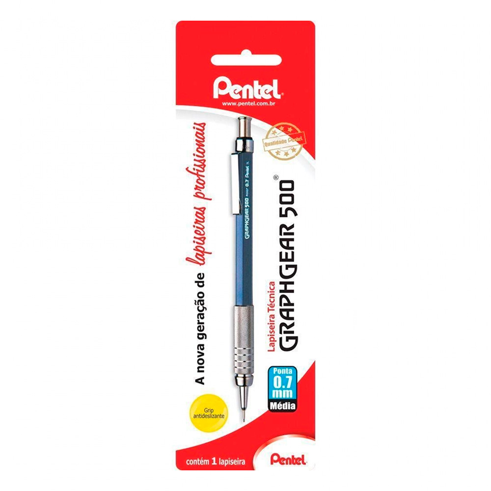LAPISEIRA GRAMPHGEAR 0,7MM AZUL PG527 BLISTER PENTEL LAPISEIRA GRAMPHGEAR 0,7MM AZUL PG527 BLISTER PENTEL