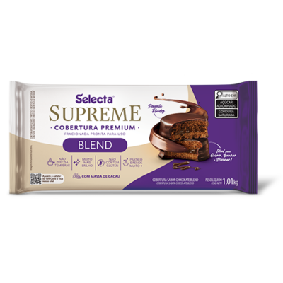 COBERTURA SUPREME CHOCOLATE BLEND 1,01KG COBERTURA SUPREME CHOCOLATE BLEND 1,01KG