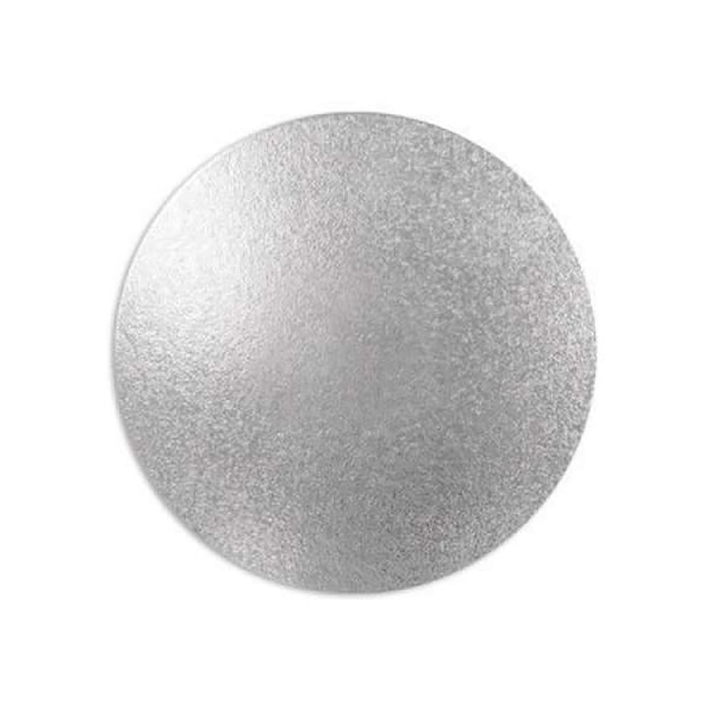 BASE P/ BOLO DISCO PRATA 19CM - ULTRAFEST                                   BASE P/ BOLO DISCO PRATA 19CM - ULTRAFEST