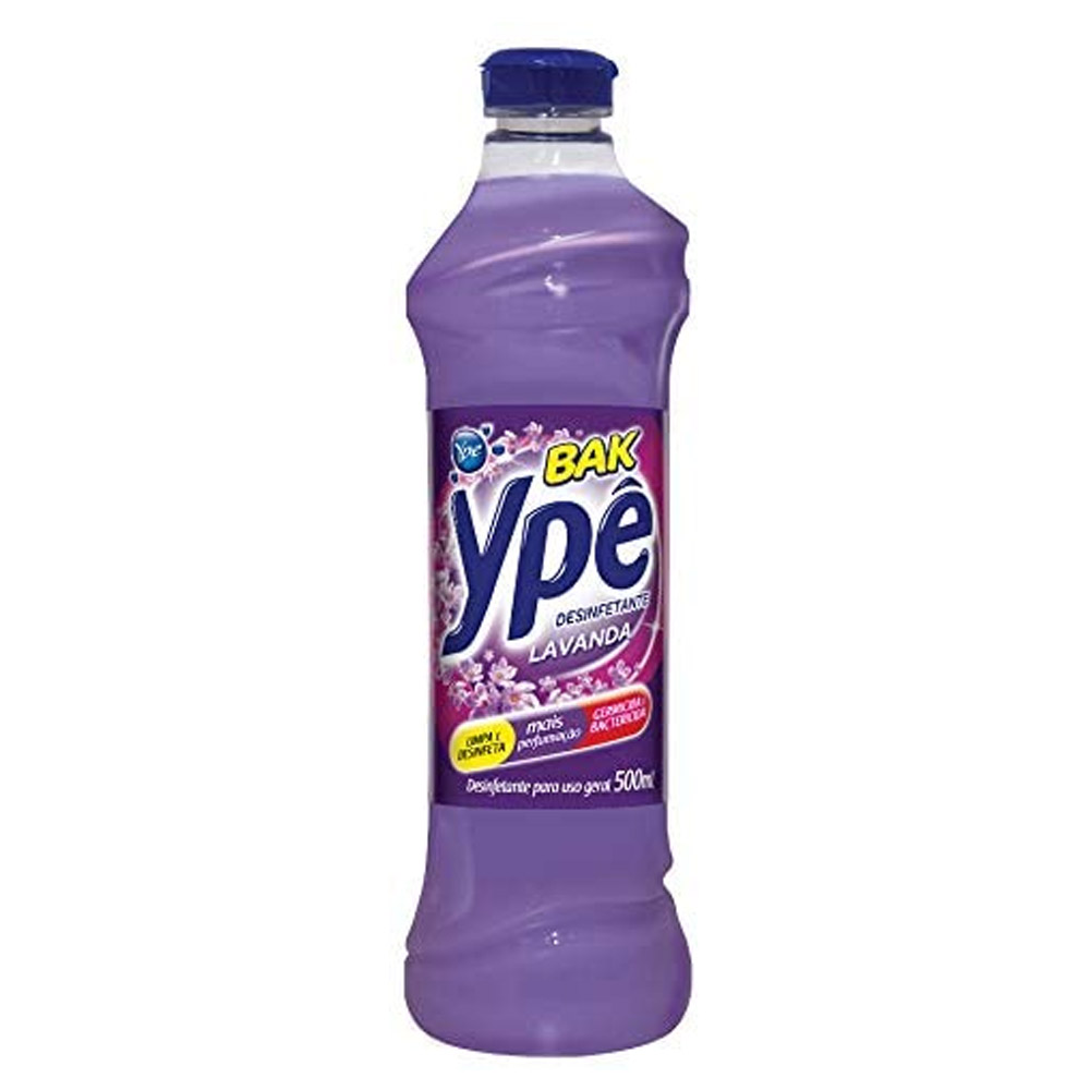 DESINFETANTE BAK LAVANDA 500ML YPE                           DESINFETANTE BAK LAVANDA 500ML YPE