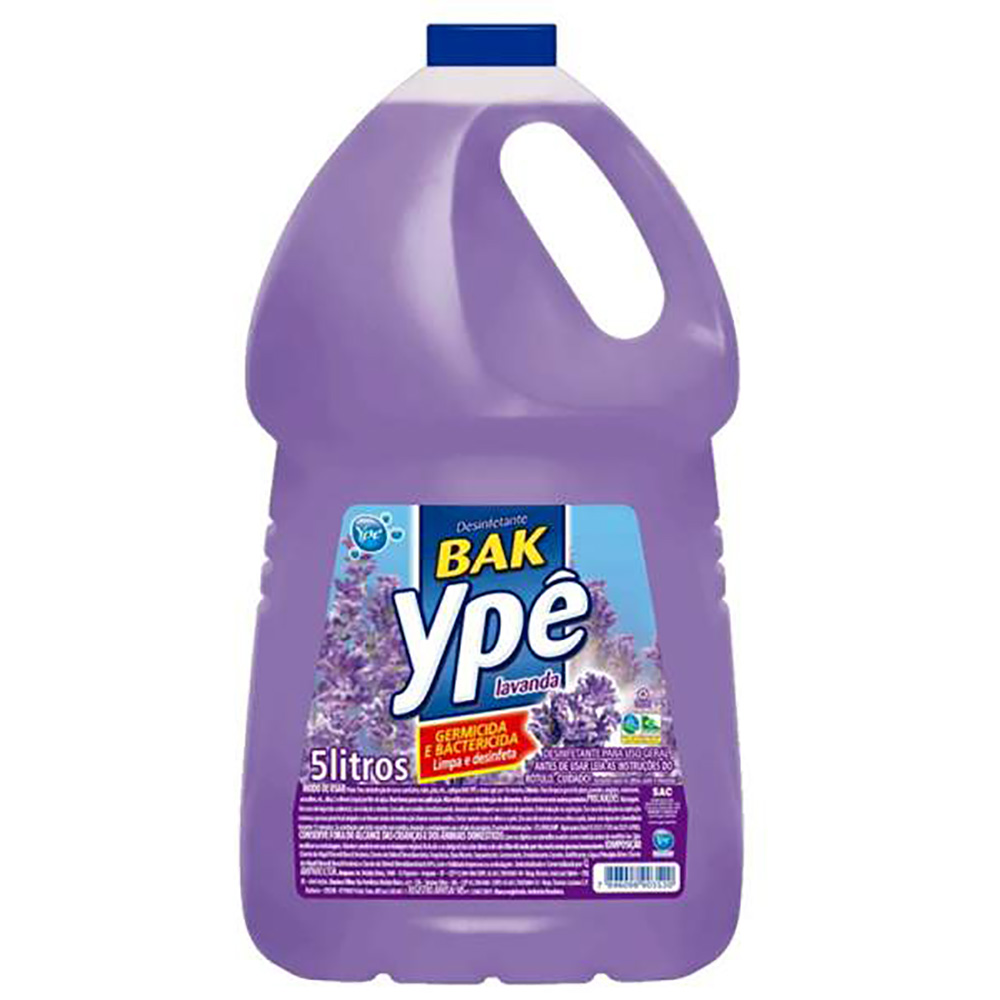 DESINFETANTE BAK LAVANDA 5L YPE                            DESINFETANTE BAK LAVANDA 5L YPE
