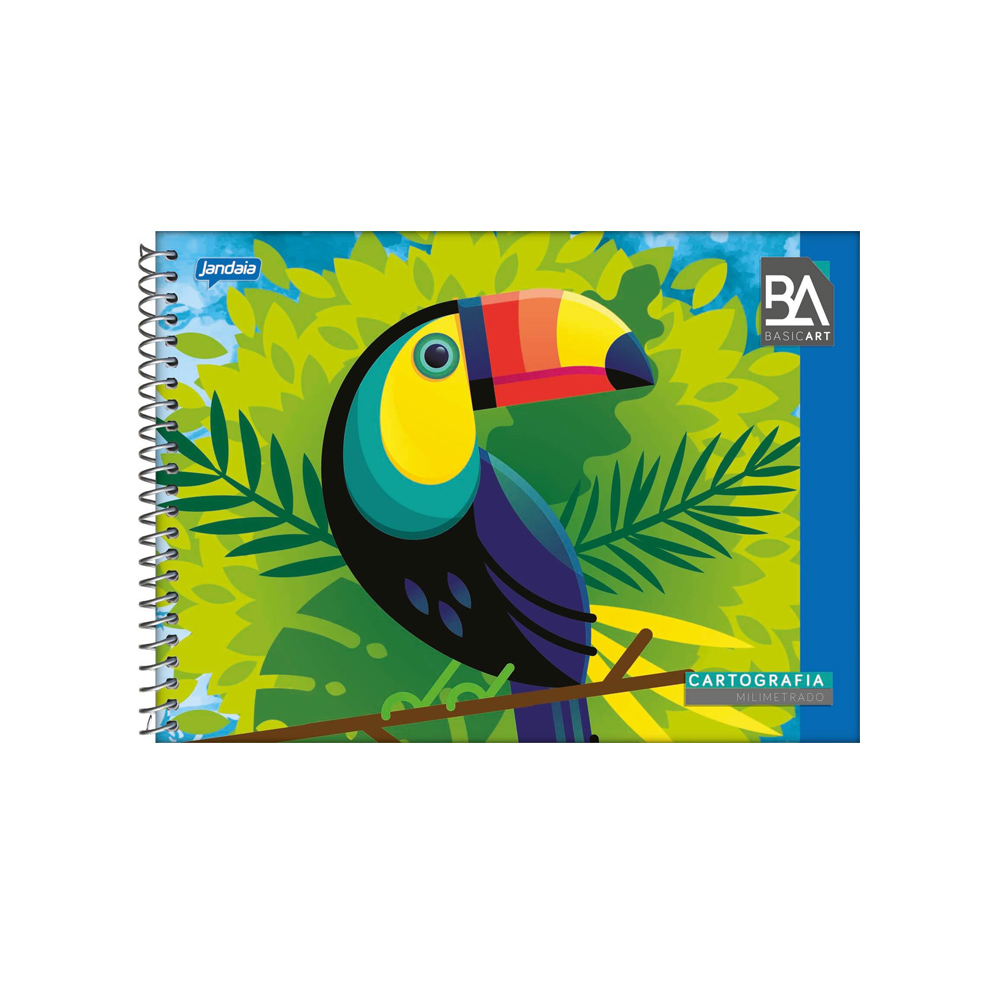 CADERNO CARTOGRAFIA E DESENHO MILIMETRADO 96 FOLHAS - JANDAIA CADERNO CARTOGRAFIA E DESENHO MILIMETRADO 96 FOLHAS - JANDAIA