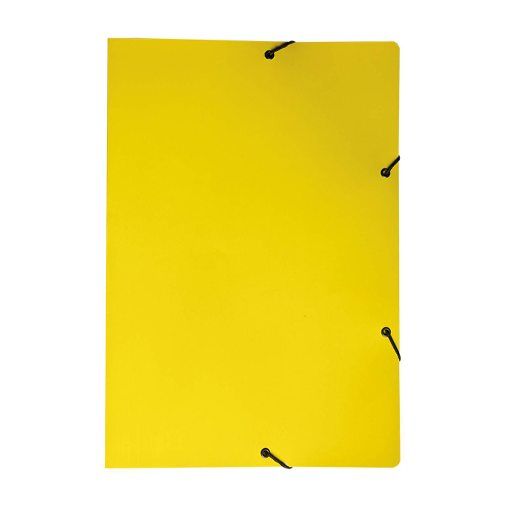Pasta Aba Elástico Amarelo DelloPlex<br>                    Pasta Aba Elástico Amarelo DelloPlex<br>