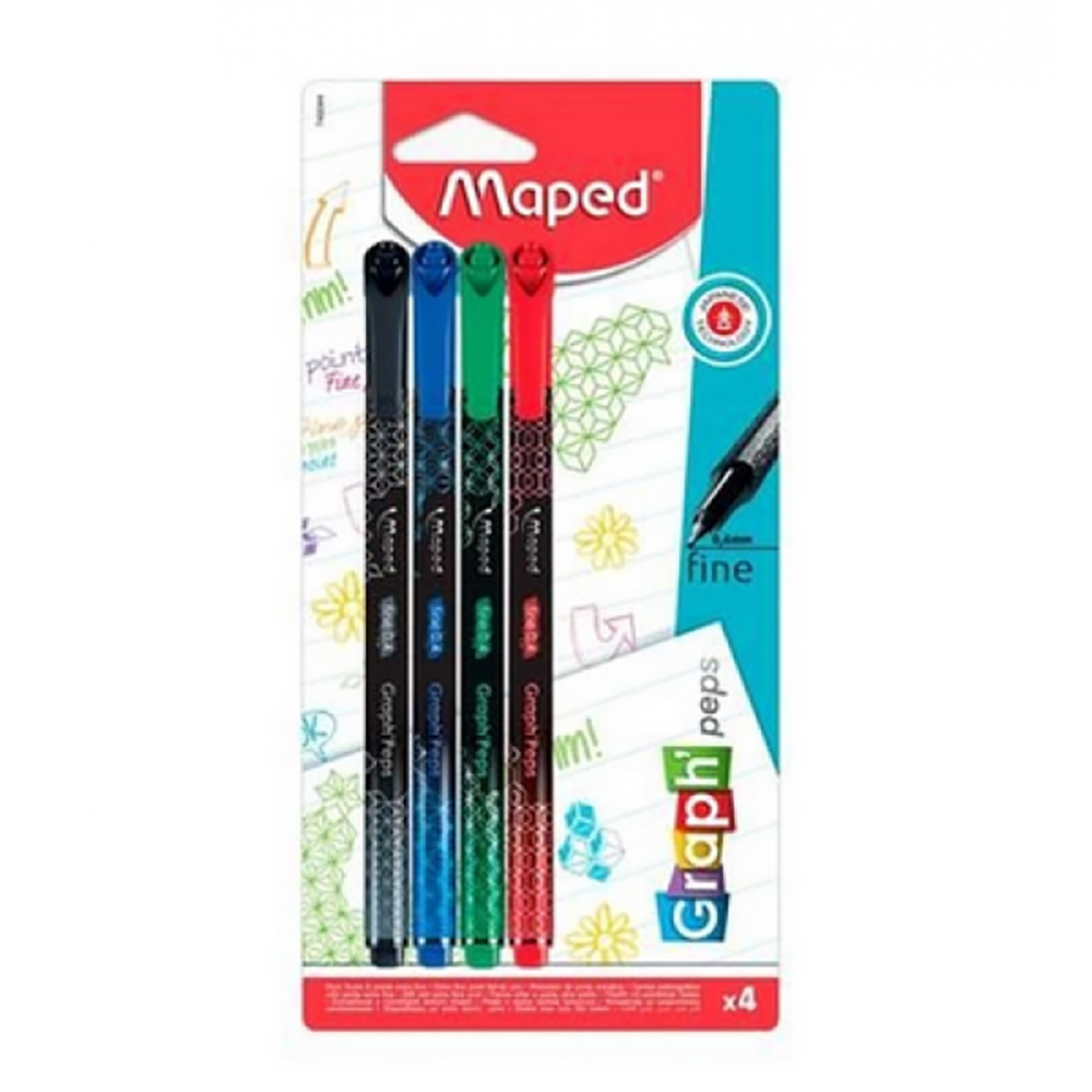 CANETA GRAPH PEPS PREMIUM BL C/4 MAPED CANETA GRAPH PEPS PREMIUM BL C/4 MAPED