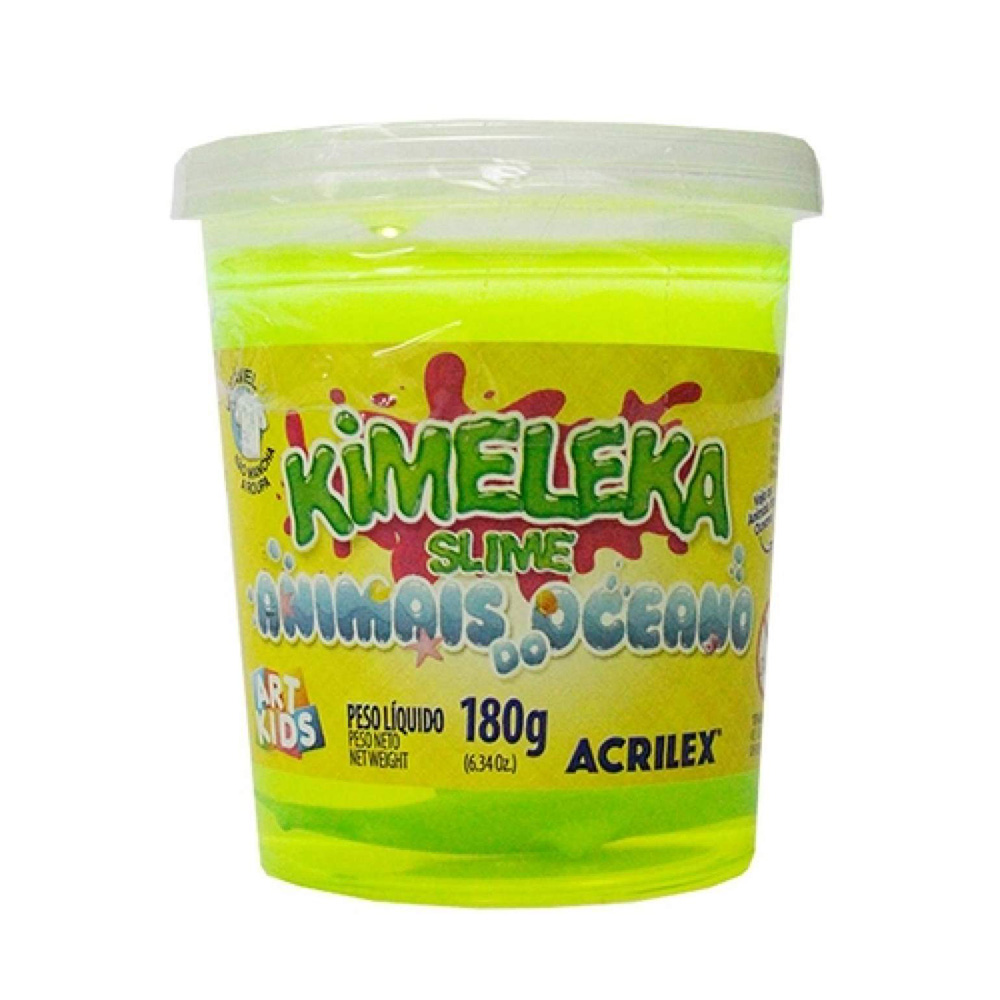 Kimeleka Slime Animais do Oceano 180g Acrilex             Kimeleka Slime Animais do Oceano 180g Acrilex