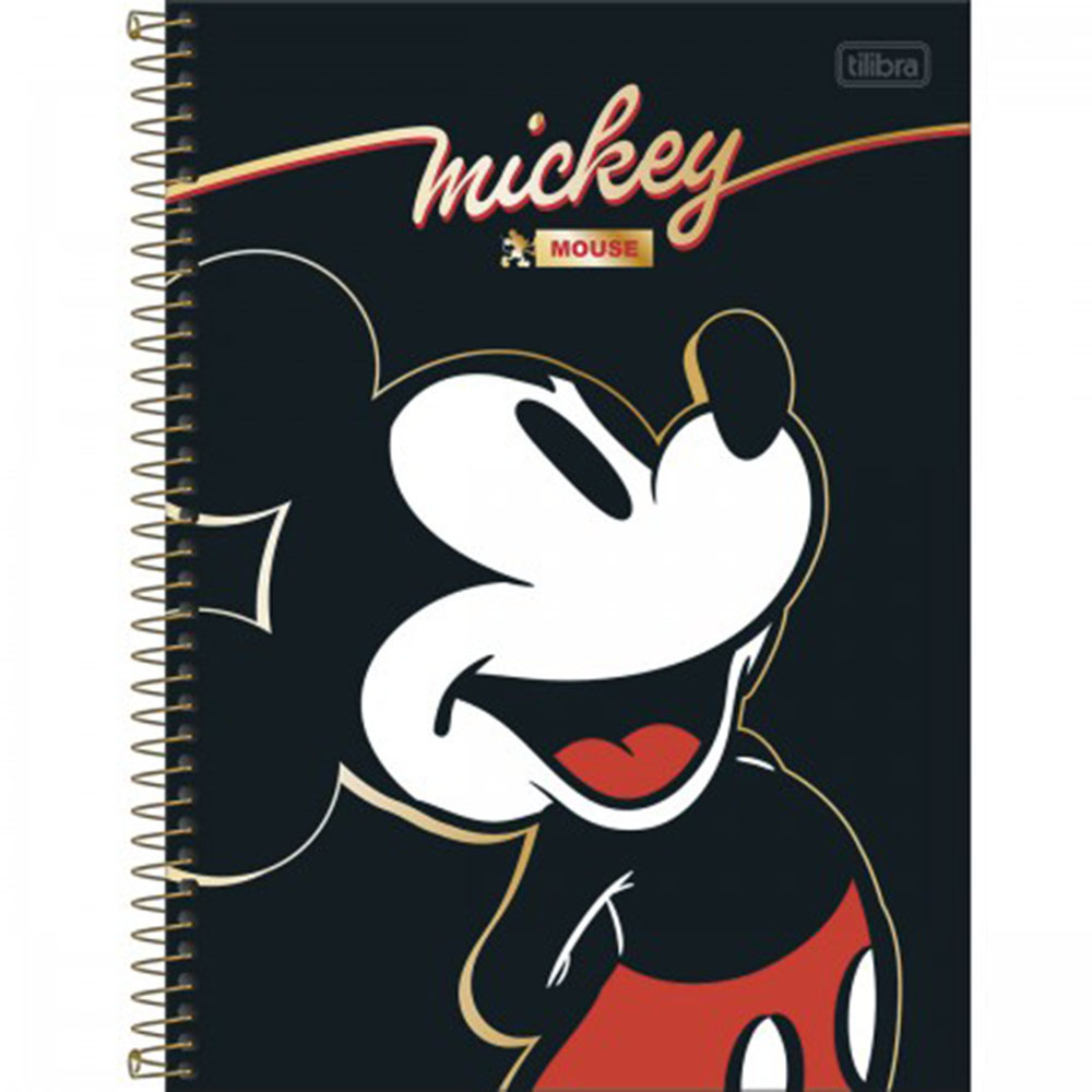 CADERNO 10 MATÉRIAS 160 FOLHAS MICKEY - TILIBRA CADERNO 10 MATÉRIAS 160 FOLHAS MICKEY - TILIBRA