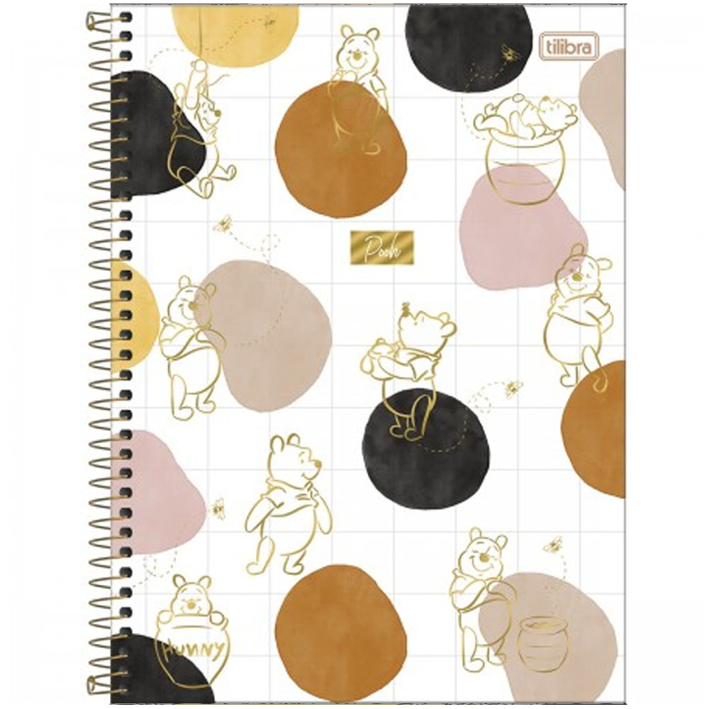 CADERNO UNIVERSITARIO POOH CAPA DURA 1 MATERIA C/80FL TILIBRA                           CADERNO UNIVERSITARIO POOH CAPA DURA 1 MATERIA C/80FL TILIBRA