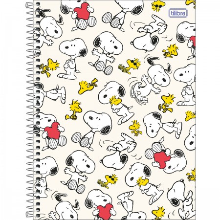 CADERNO ESPIRAL CAPA DURA UNIVERSITÁRIO 10 MATÉRIAS SNOOPY 160 FOLHAS - TILIBRA CADERNO ESPIRAL CAPA DURA UNIVERSITÁRIO 10 MATÉRIAS SNOOPY 160 FOLHAS - TILIBRA