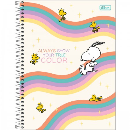 CADERNO ESPIRAL CAPA DURA UNIVERSITÁRIO 10 MATÉRIAS SNOOPY 160 FOLHAS - TILIBRA CADERNO ESPIRAL CAPA DURA UNIVERSITÁRIO 10 MATÉRIAS SNOOPY 160 FOLHAS - TILIBRA
