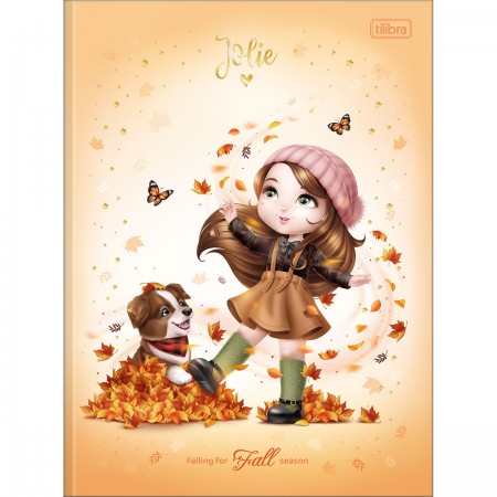 CADERNO BROCHURAO CAPA DURA UNIVERSITÁRIO JOLIE 80FL TILIBRA  CADERNO BROCHURAO CAPA DURA UNIVERSITÁRIO JOLIE 80FL TILIBRA