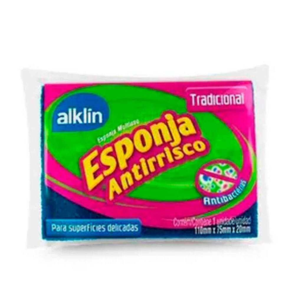 ESPONJA DUPLA FACE ANTIRRISCO ALKLIN ESPONJA DUPLA FACE ANTIRRISCO ALKLIN