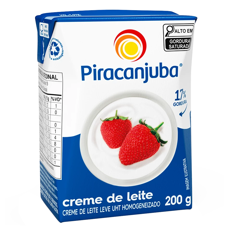 CREME DE LEITE 200G PIRACANJUBA                              CREME DE LEITE 200G PIRACANJUBA