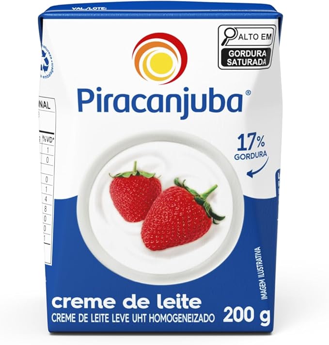 CREME DE LEITE 200G PIRACANJUBA                             