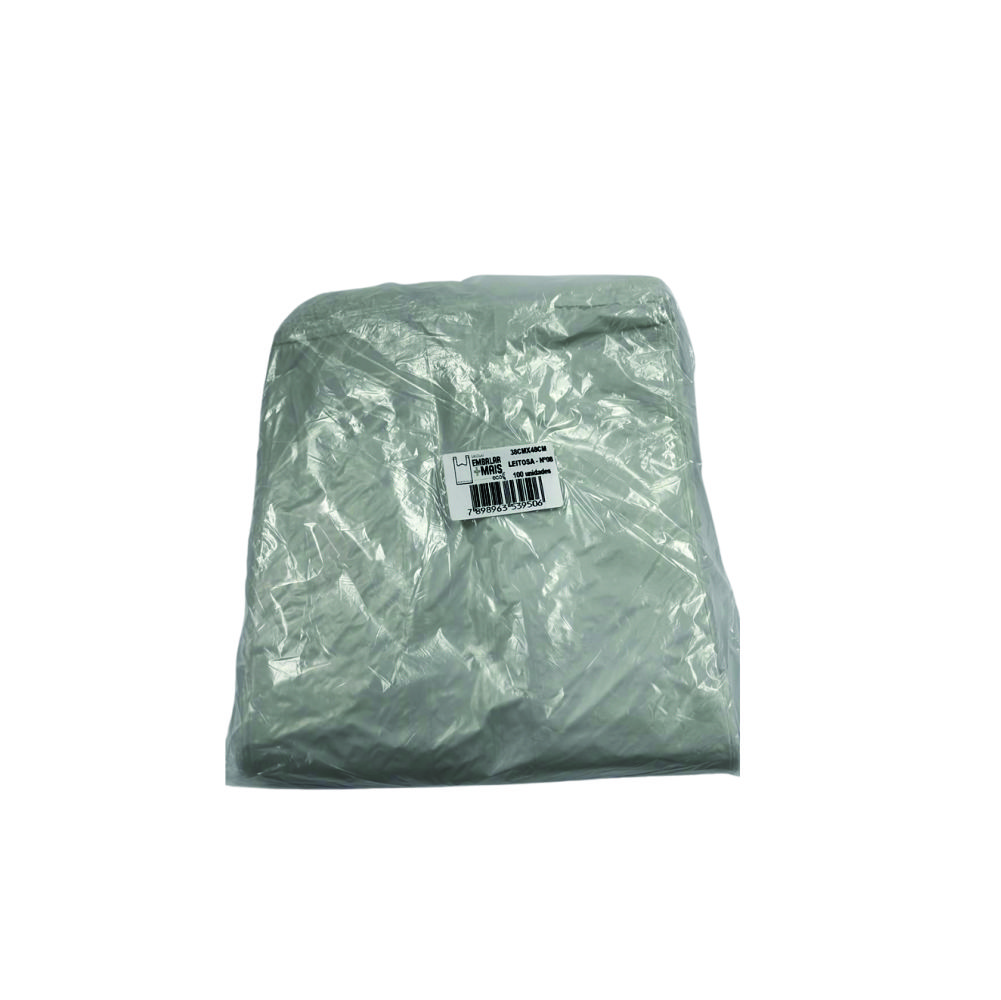 SACOLA 38X48 N08 ECO LEITOSA EMBALAR MAIS C100<br> SACOLA 38X48 N08 ECO LEITOSA EMBALAR MAIS C100<br>