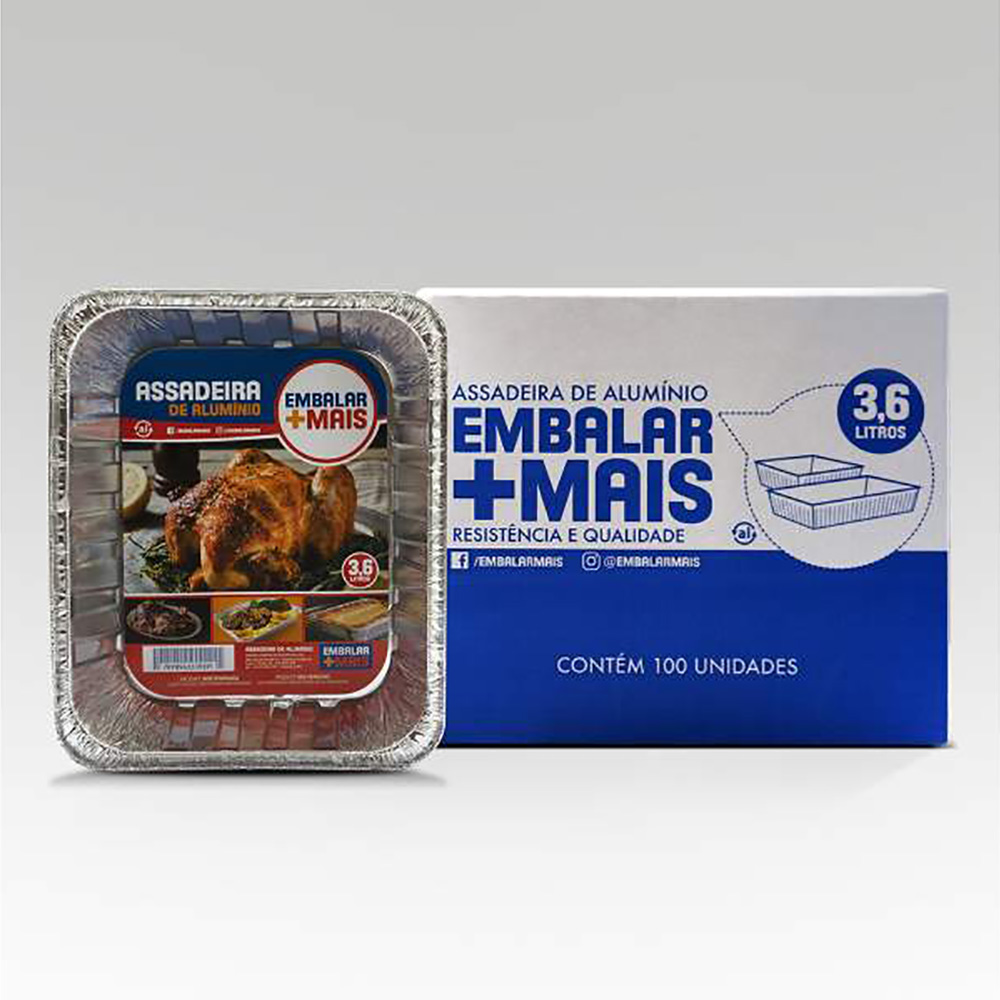 ASSADEIRA RETANGULAR EMBALAR MAIS 3,6LTS                             ASSADEIRA RETANGULAR EMBALAR MAIS 3,6LTS