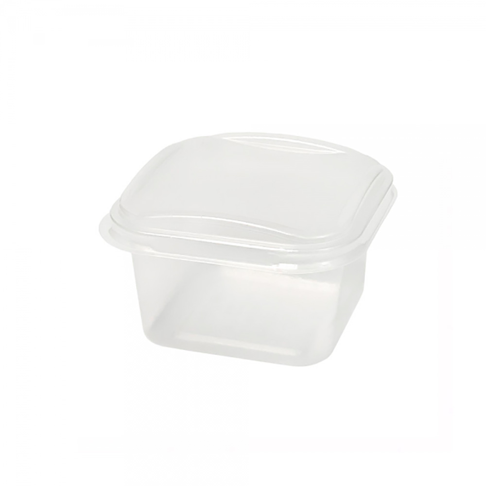 PORTA ALIMENTOS G-375 QUADRADO 150ML CRISTAL - GALVANOTEK PORTA ALIMENTOS G-375 QUADRADO 150ML CRISTAL - GALVANOTEK