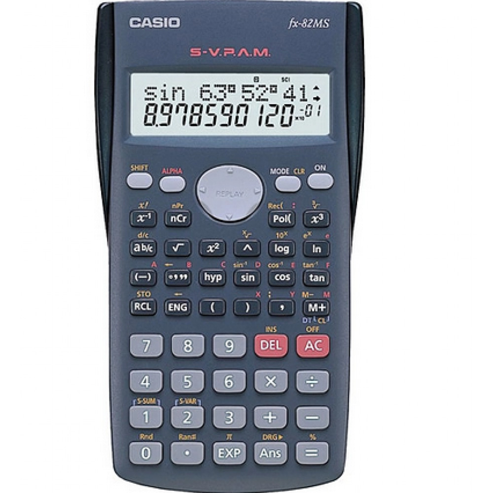 CALCULADORA CIENTÍFICA FX-82MS PRETA CASIO CALCULADORA CIENTÍFICA FX-82MS PRETA CASIO