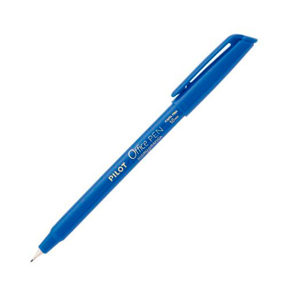 CANETA HIDROGRÁFICA OFICE PEN C/ TAMPA 1.0 AZUL PILOT CANETA HIDROGRÁFICA OFICE PEN C/ TAMPA 1.0 AZUL PILOT