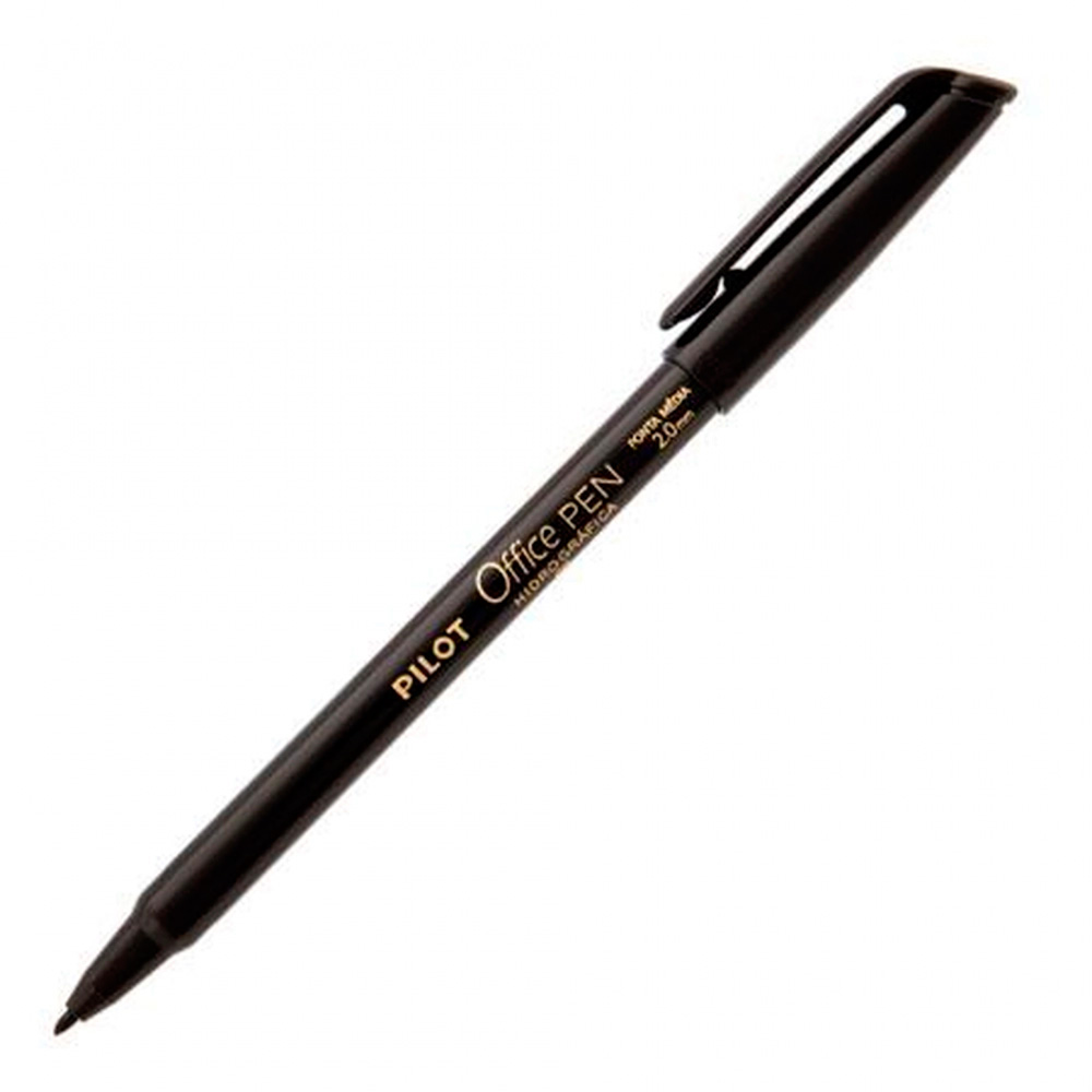 CANETA HIDROGRÁFICA OFICE PEN C/ TAMPA 2.0 PRETA PILOT CANETA HIDROGRÁFICA OFICE PEN C/ TAMPA 2.0 PRETA PILOT