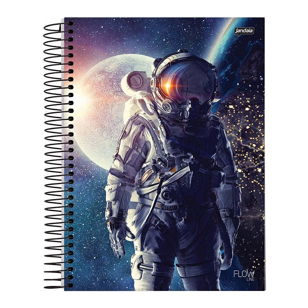 CADERNO UNIVERSITÁRIO FLOW CAPA DURA 15 MATÉRIAS C/240 FOLHAS - JANDAIA